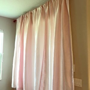 Faux Silk Pleat Curtain Panels (4)